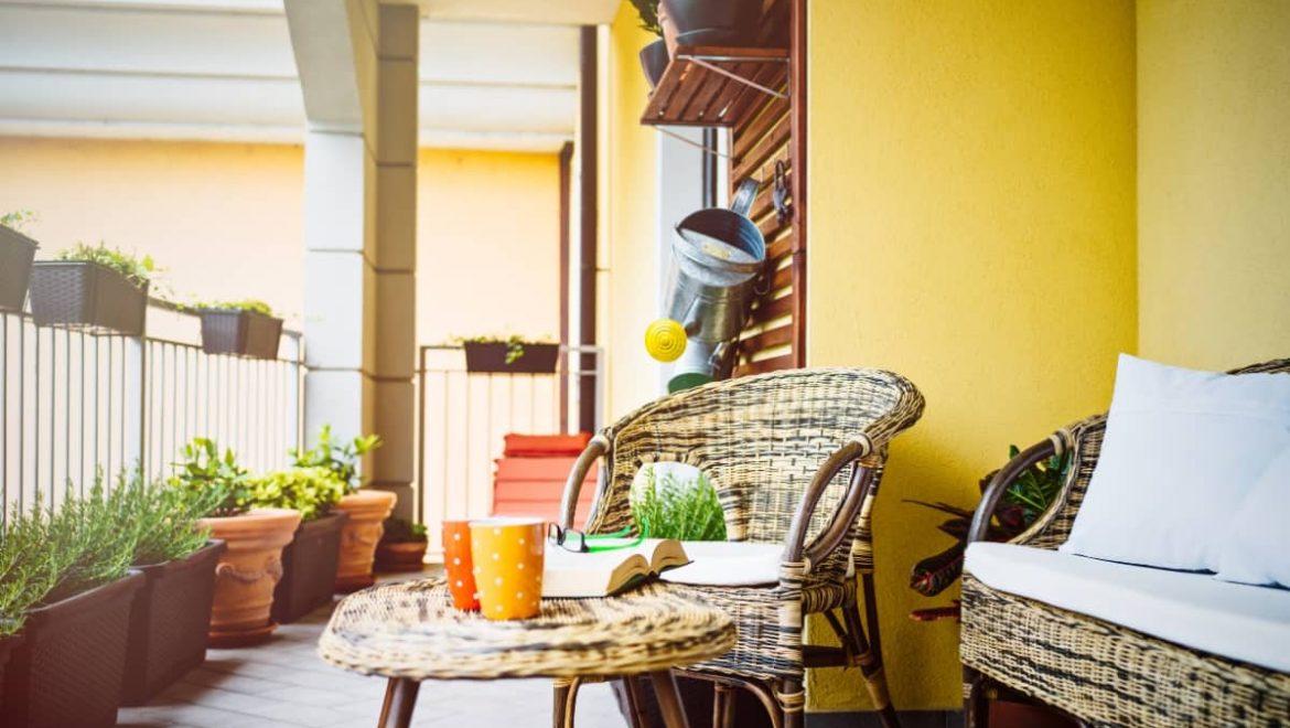 come arredare un terrazzo scoperto
