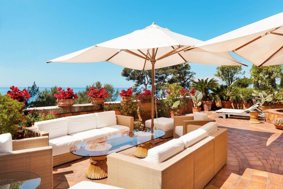 Ombrelloni per terrazza